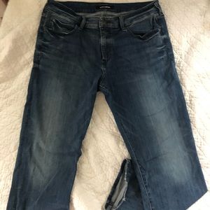 Mens Express darker wash stretch jeans